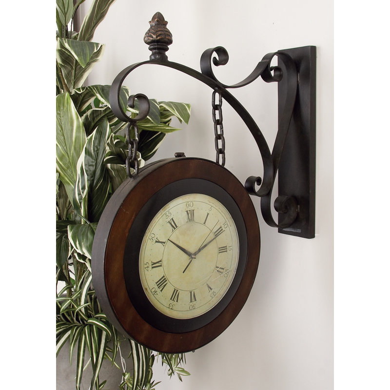 Darby Home Co Double Sided Wall Clock & Reviews Wayfair